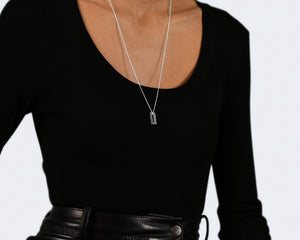 rectangle necklace 1.5g