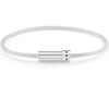 horizontal guilloche cable bracelet 9g