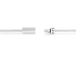 horizontal guilloche cable bracelet 9g