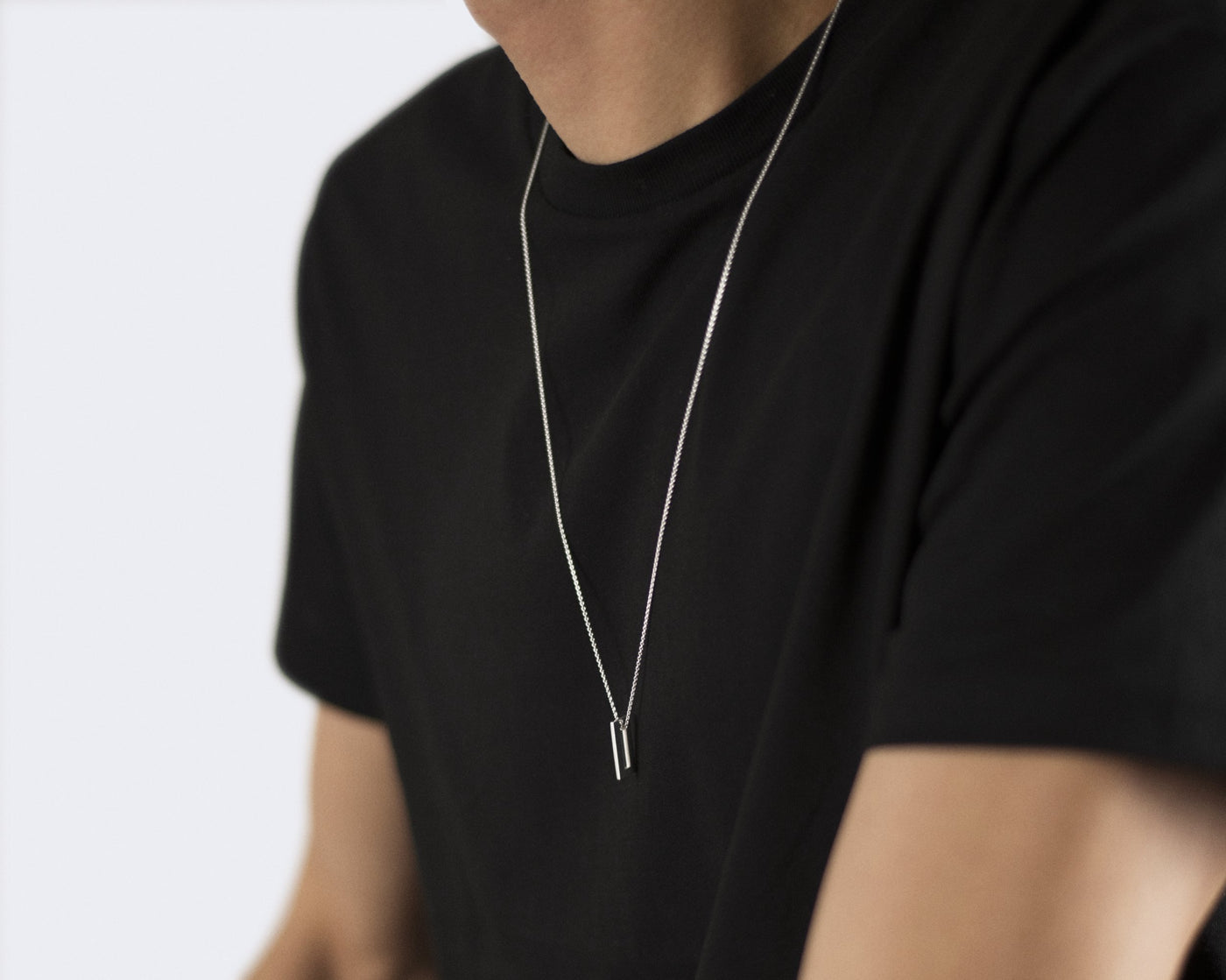 rectangle necklace 1.5g