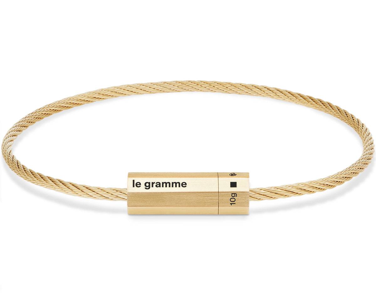 octagon cable bracelet 10g