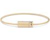 vertical guilloche cable bracelet 11g