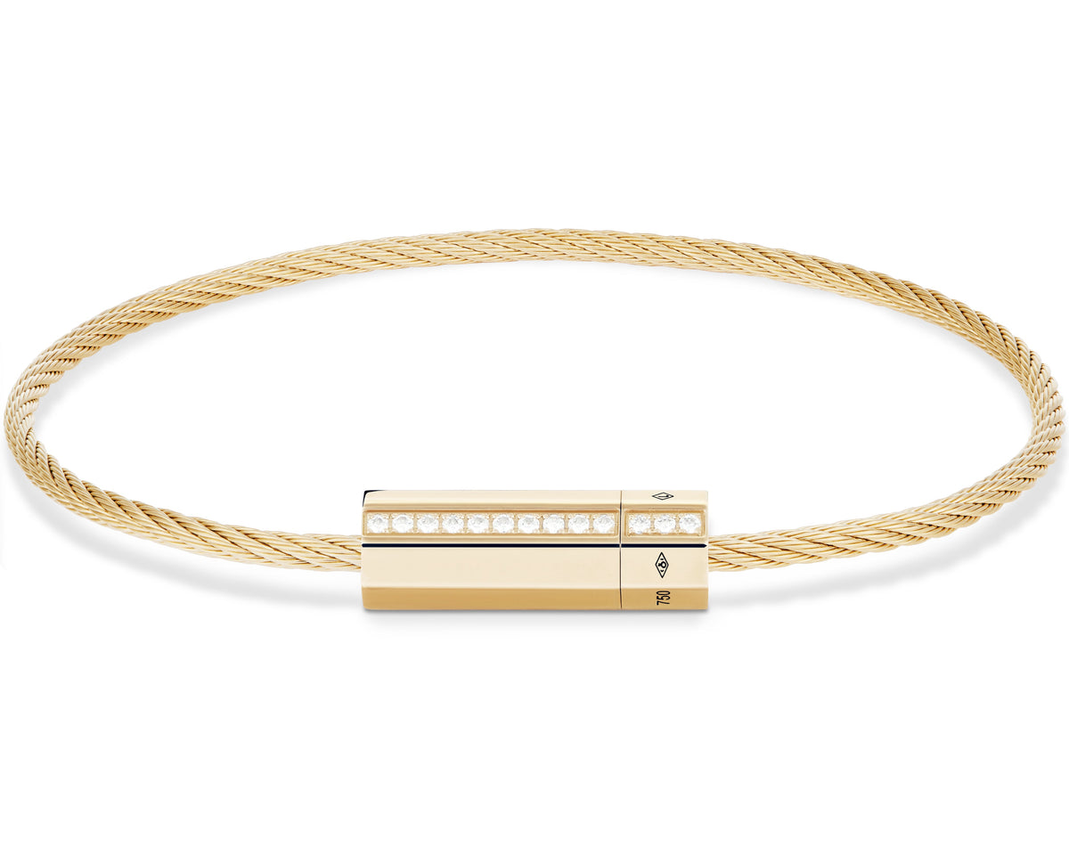 octagon cable bracelet 10g