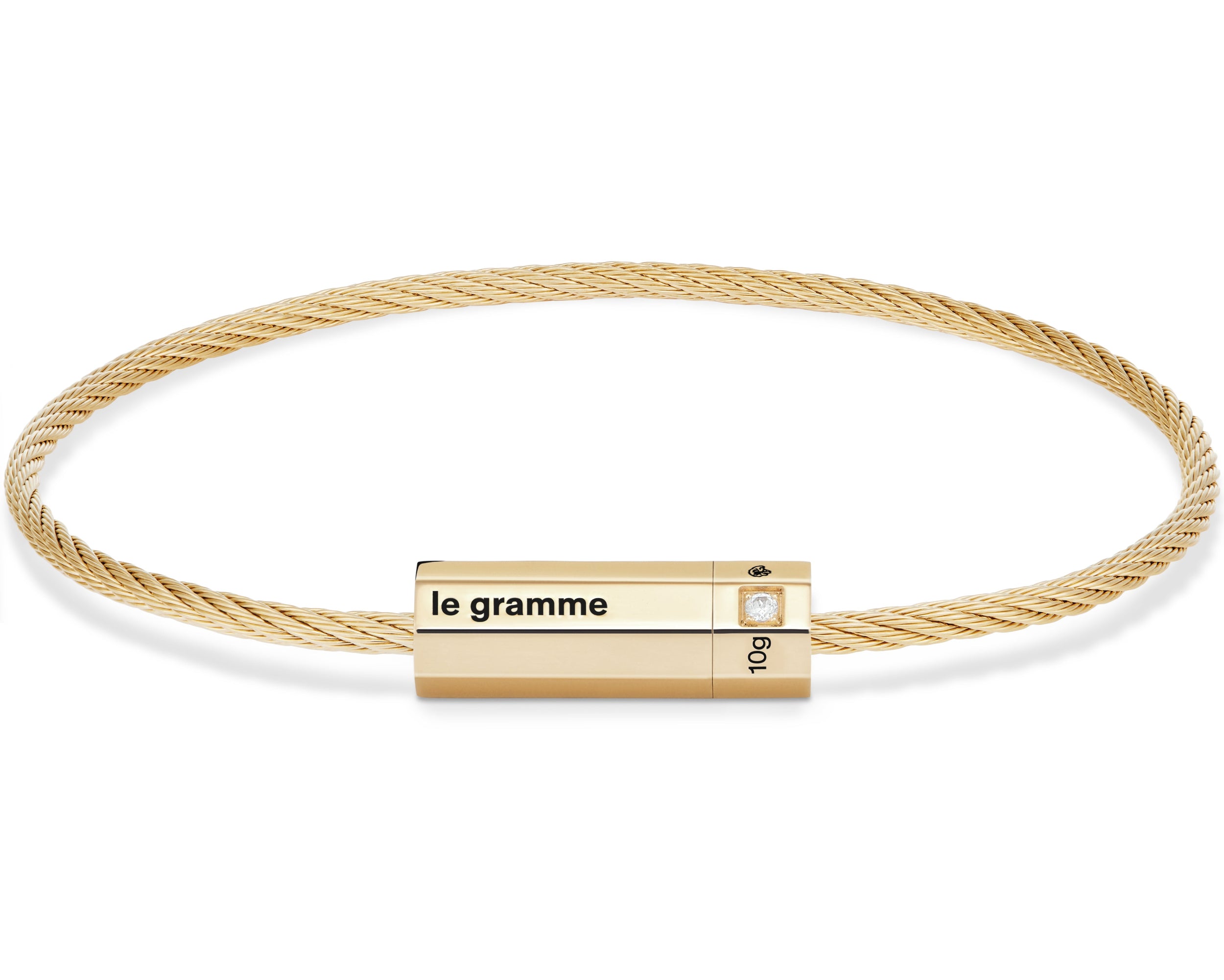 octagon cable bracelet 10g