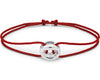 red interlaced cord bracelet 3g