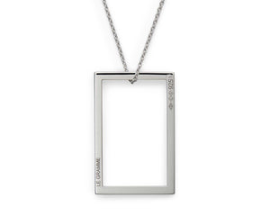 rectangle necklace 2.6g