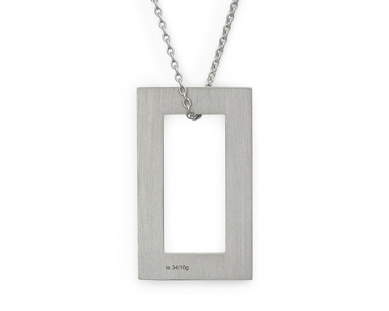 rectangle necklace 3.4g