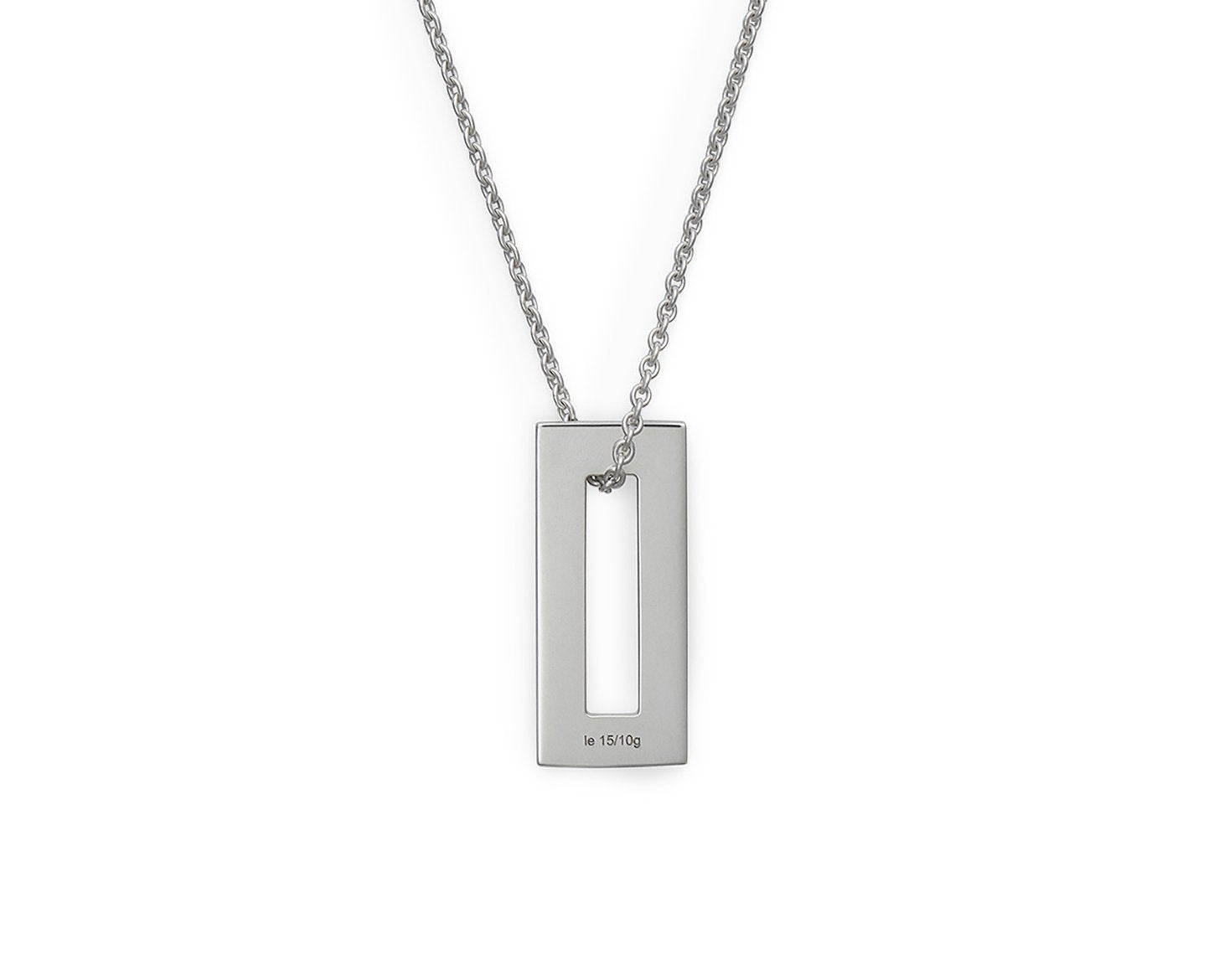 rectangle necklace 1.5g